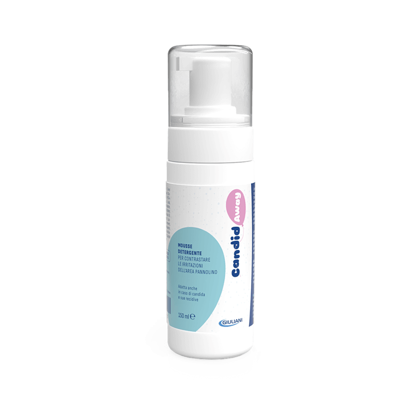 Candidaway - mousse detergente per contrastare le irritazioni da pannolino