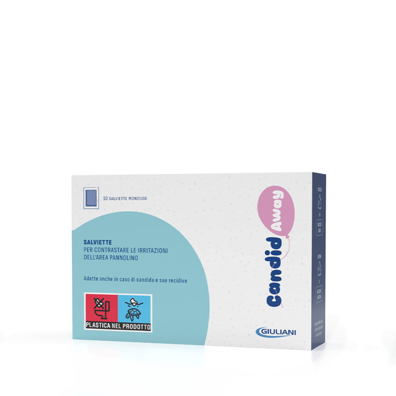 Candidaway - salviettine detergenti per contrastare le irritazioni da pannolino
