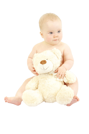 bambino con orso